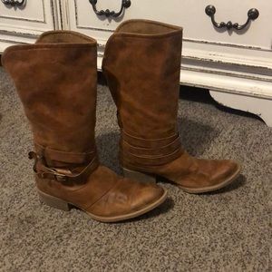 Brown boots